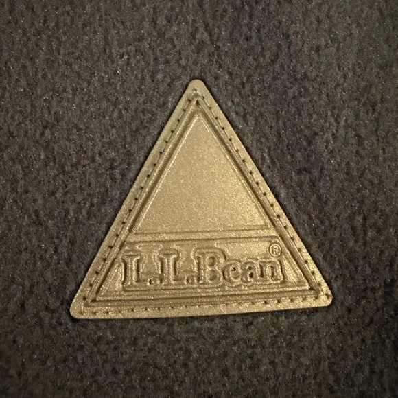 L.L. Bean Blue Fleece Jacket - Picture 3 of 4